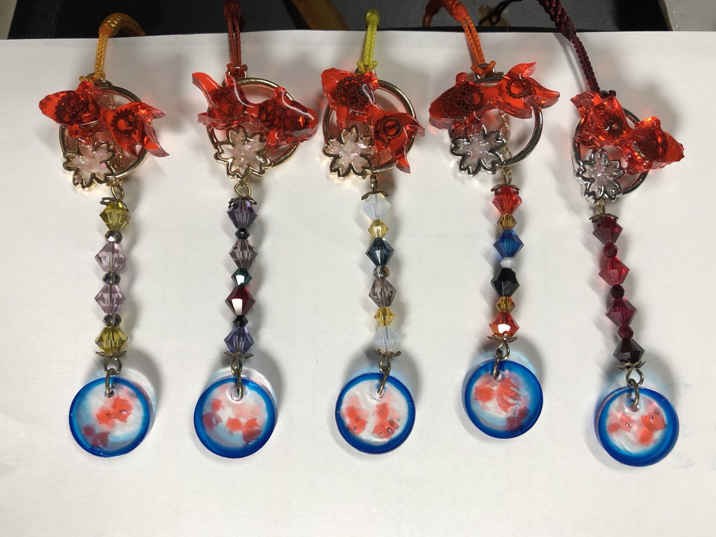 帯金魚(刀剣乱舞初期刀イメージ帯飾り)