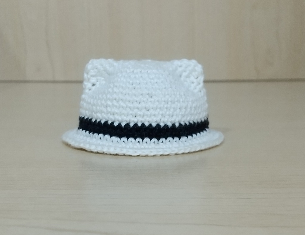 猫耳ニット帽子(ブラック)受注生産品