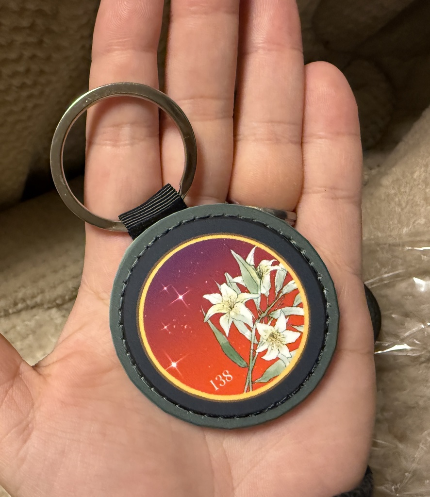 御手杵イメージ合皮キーリング