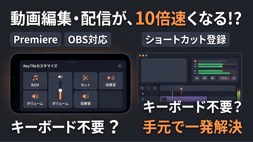 KeyTile-スマホをコントロールパネルに-