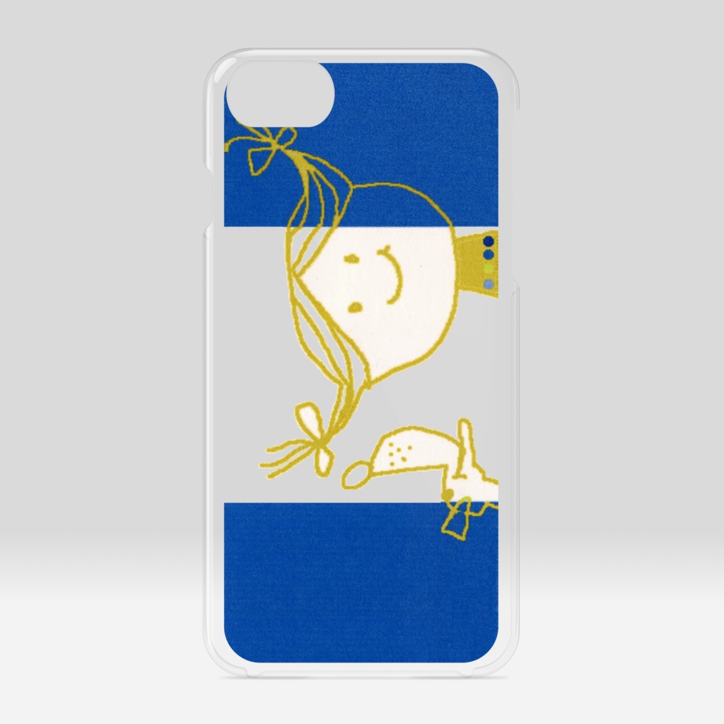 青と黄色（クリアケース）