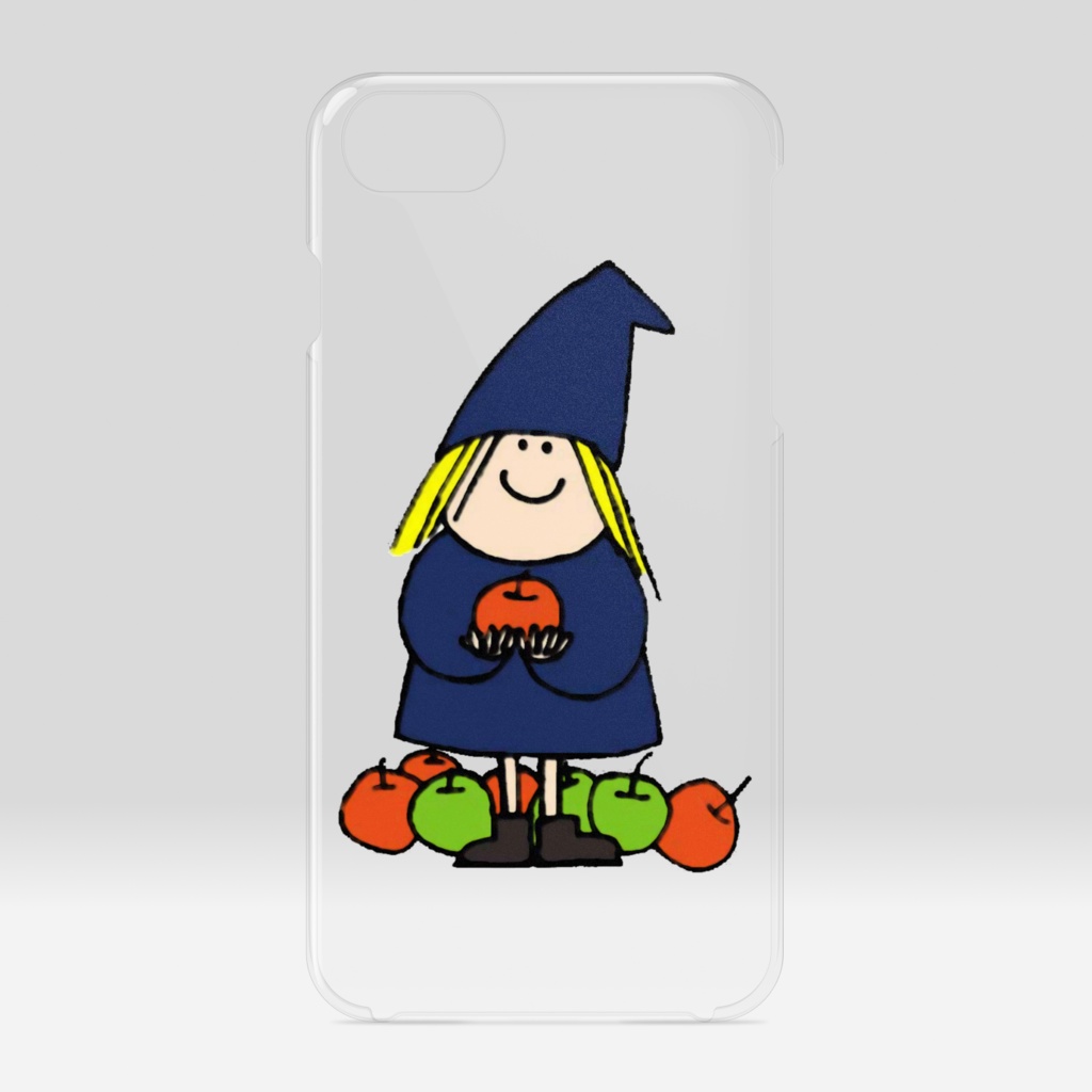 りんごのこびと（クリアケース）