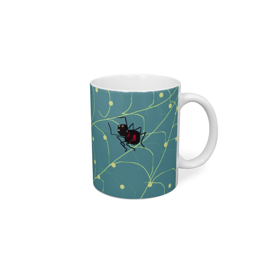 マグカップ（ご機嫌なクモさん）