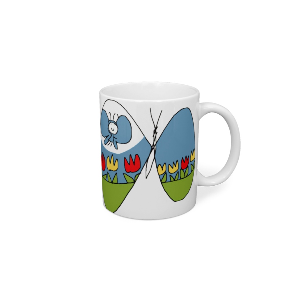 マグカップ・ちょうちょの気持ち／はる〜