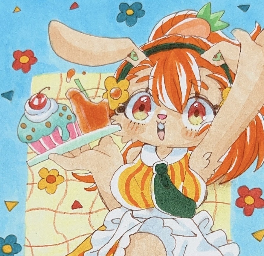 にんじん大好き!!うさメイド