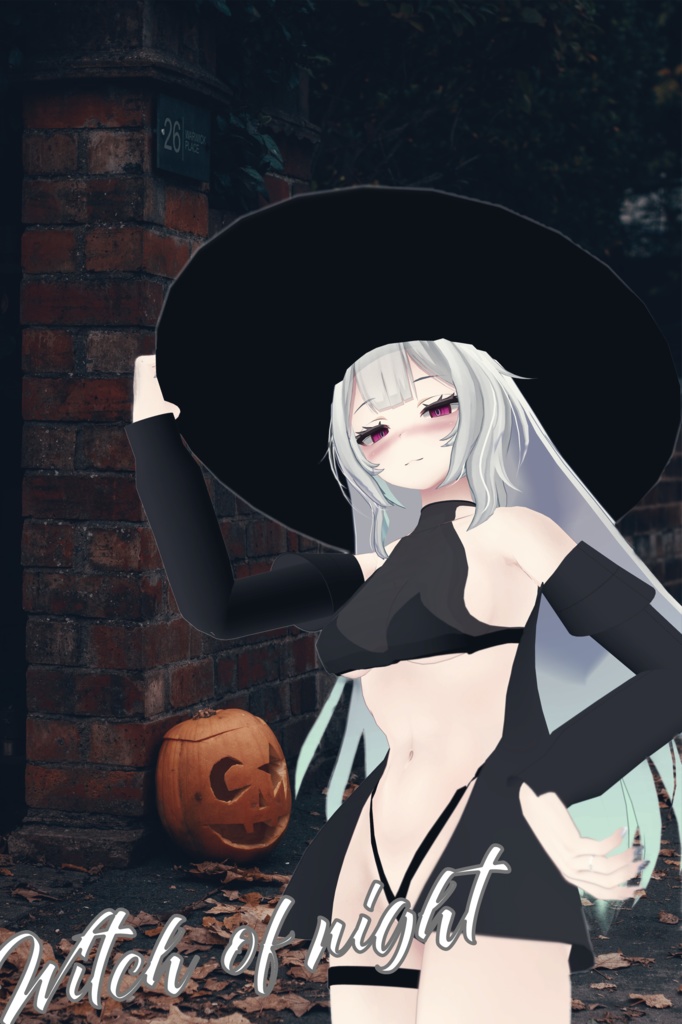 Vrchat Witch of night (Wolferiaウルフェリア)[PB X]