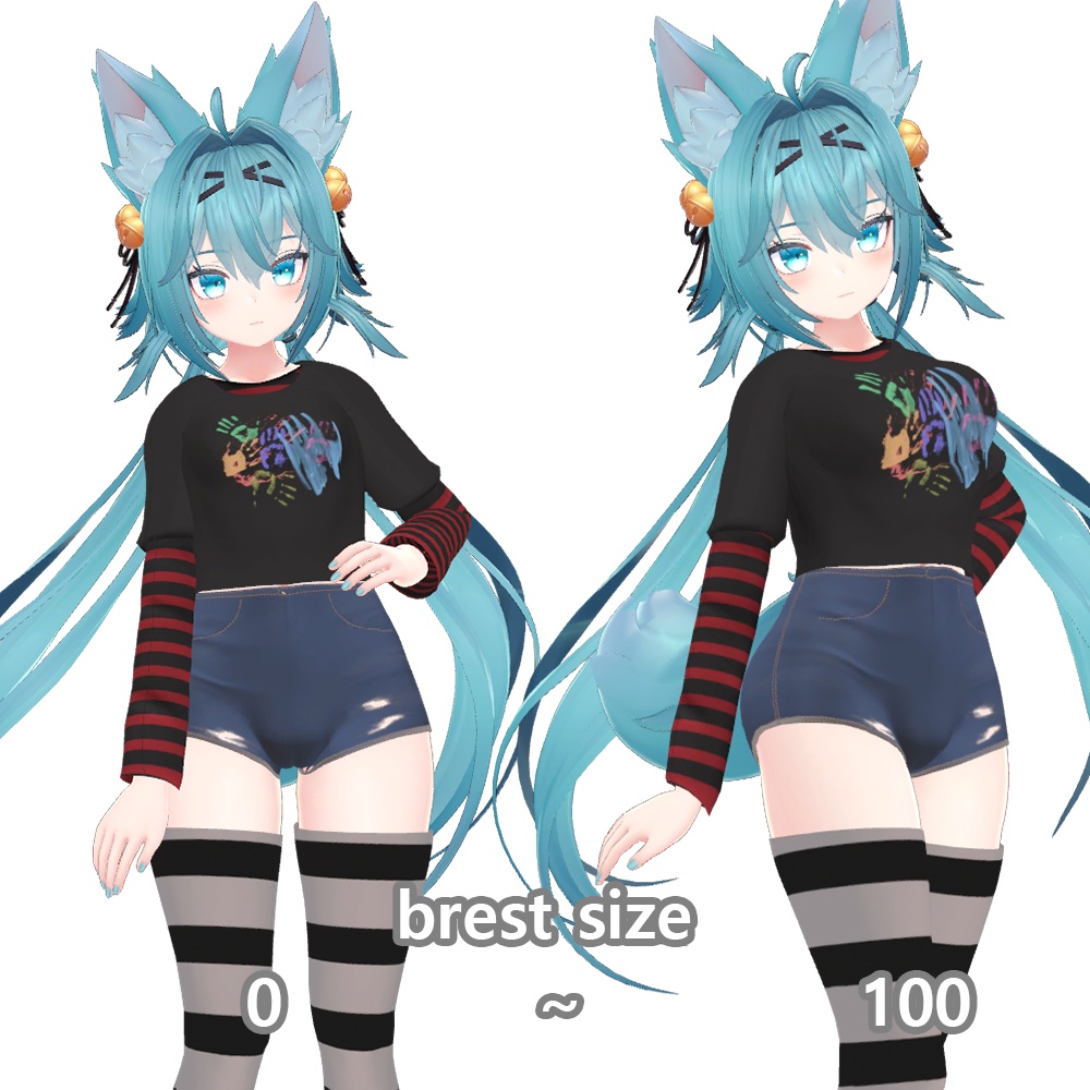 [3dモデル]Rindo & Hakka casual - CatsWorkshop - 3/3