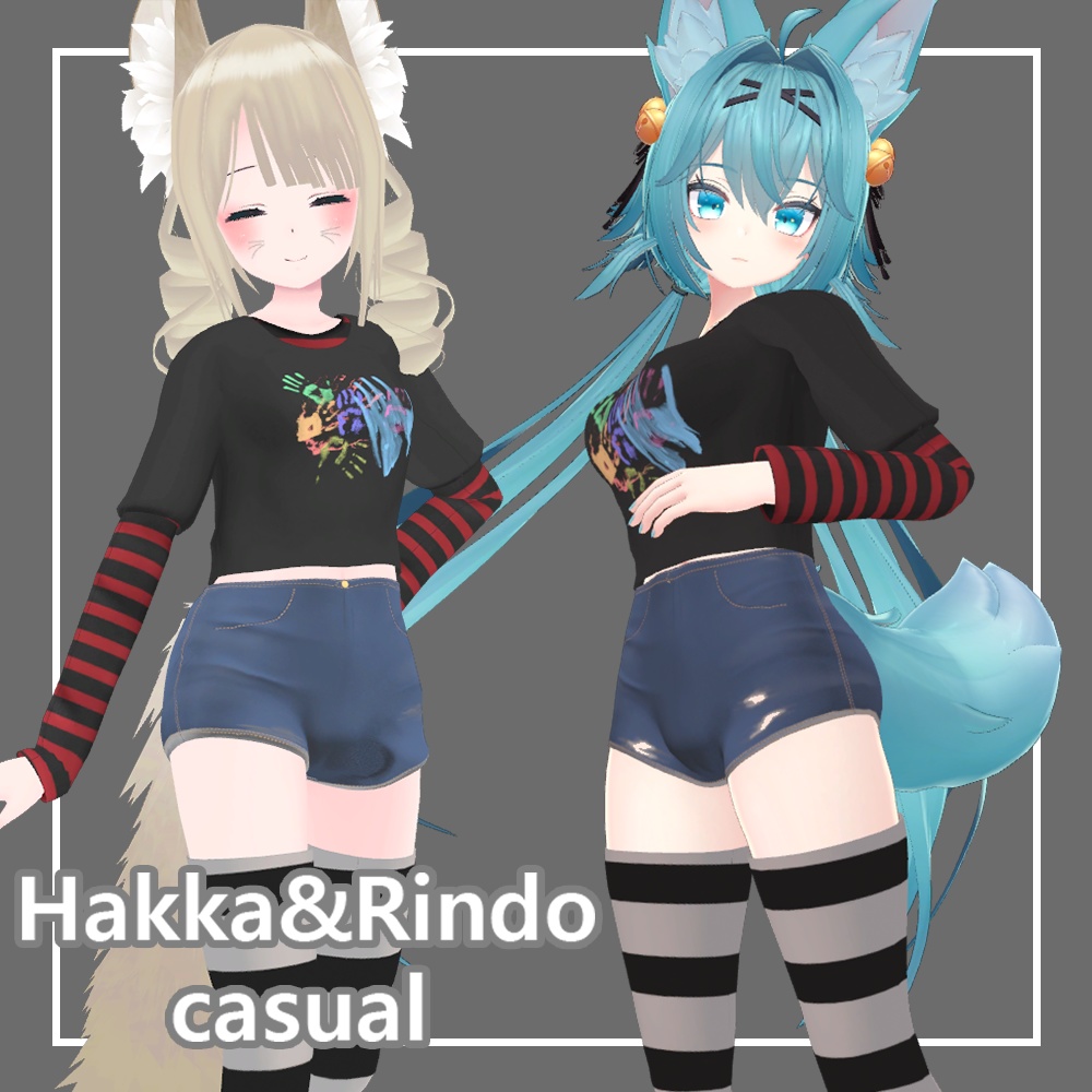 [3dモデル]Rindo & Hakka casual