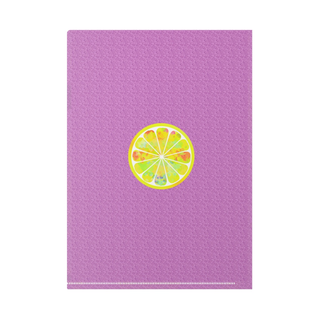 レモン クリアファイル