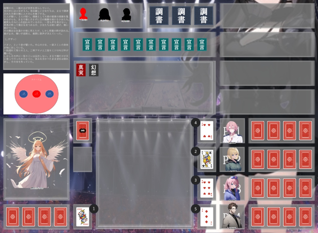 捏造ミステリーTRPG 赤と黒 シナリオ「汝、偶像足り得るか」