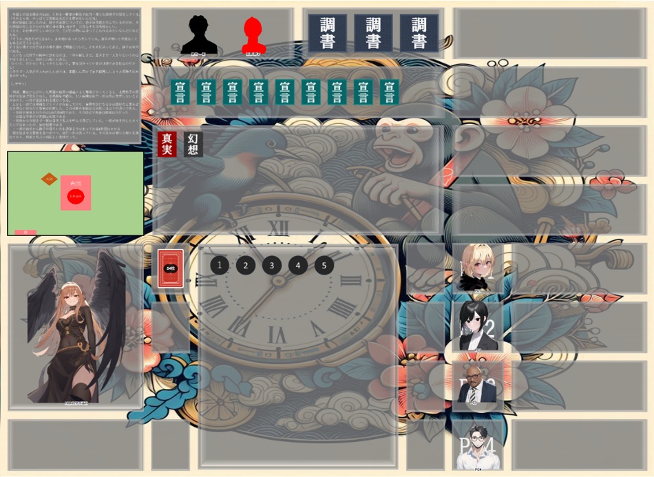 捏造ミステリーTRPG 赤と黒 シナリオ「陰極まりて陽生ず」