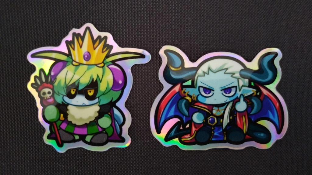 【非公式】ベルゼブブ&アスタロト オーロラステッカーセット