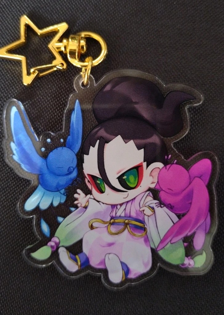 【非公式】カステラ&ボウロ両面アクキーOREN