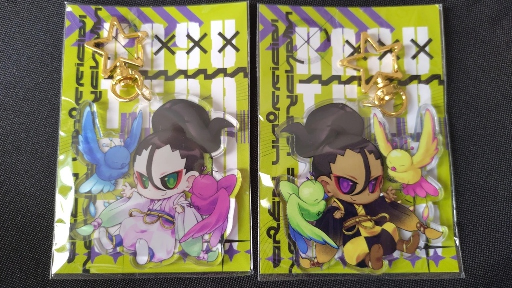 【非公式】カステラ&ボウロ両面アクキーOREN