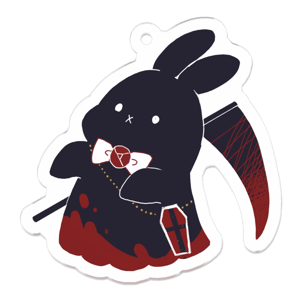 花棺概念うさちゃんアクキー