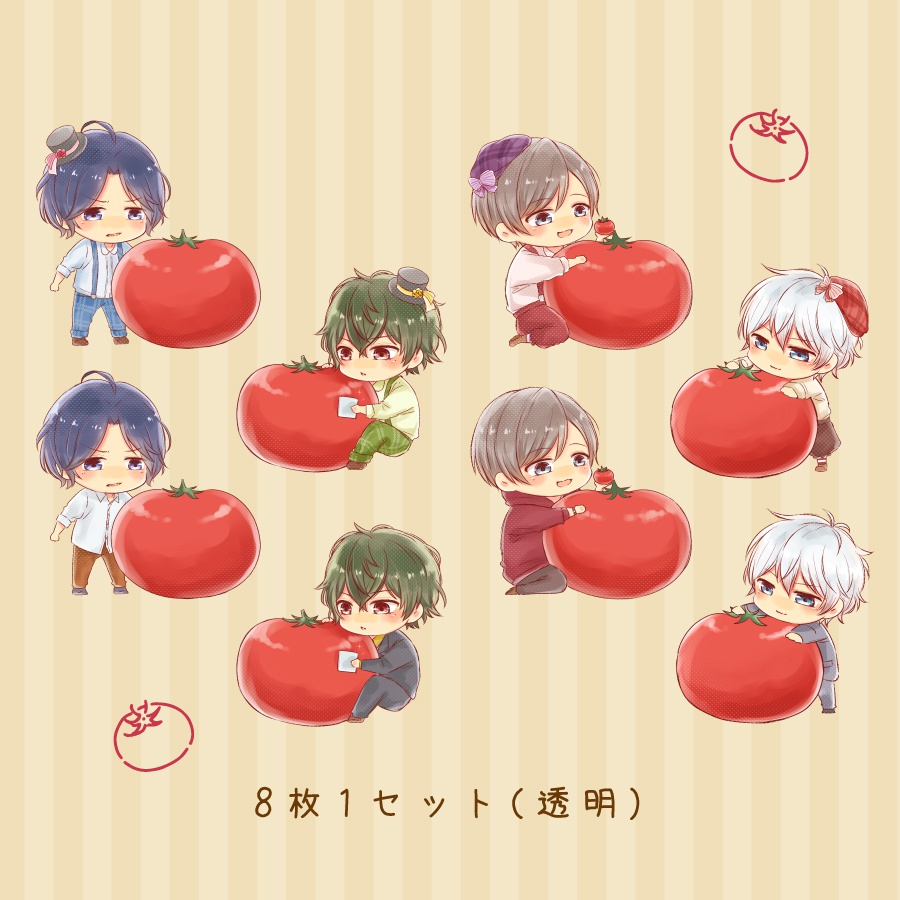 フレークシール-透明-