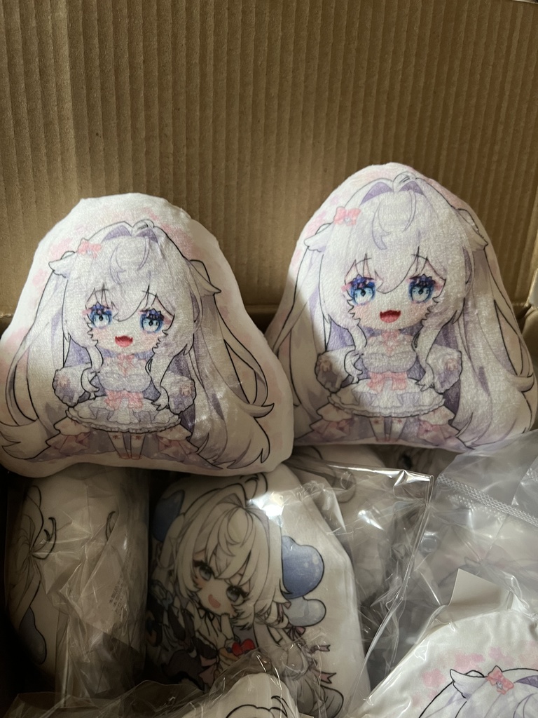 白夢しらNewミニクッション 