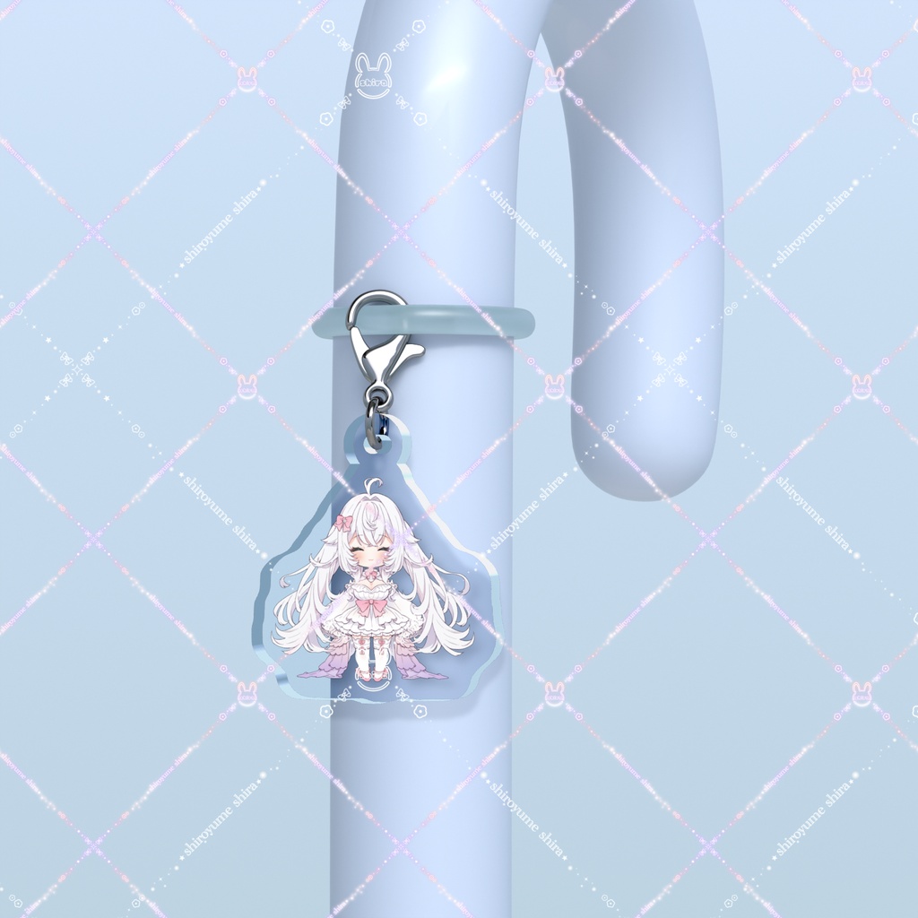 白夢しら ミニキャラめじるしチャーム