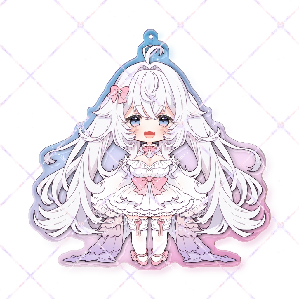 白夢しら オーロラアクリルキーホルダー