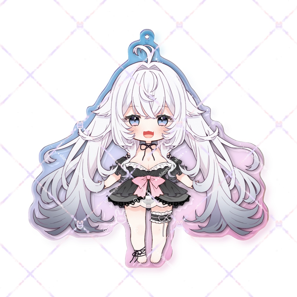 黒夢しら オーロラアクリルキーホルダー