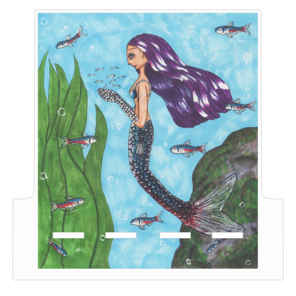 ネオンテトラと人魚