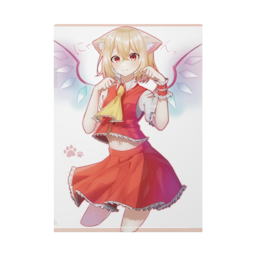 ぬこふらんちゃん クリアファイル