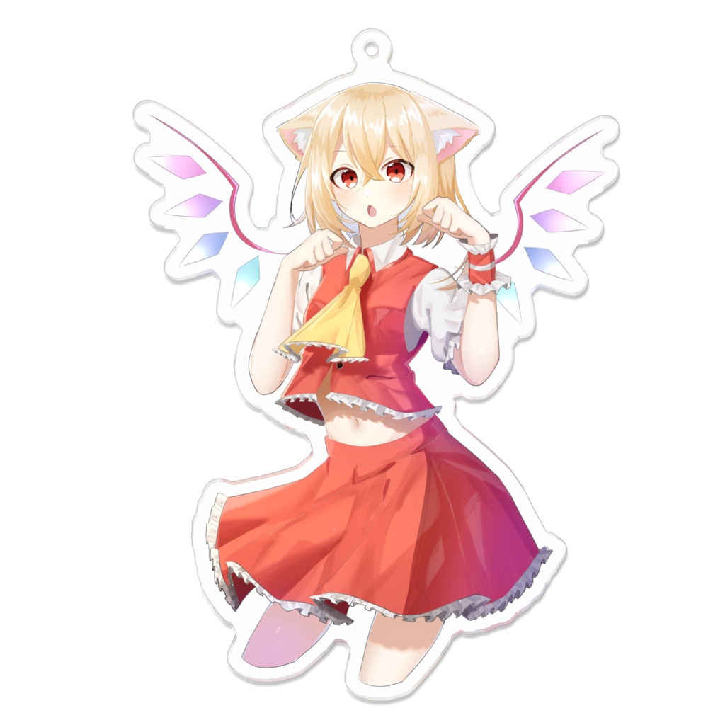 ぬこふらんちゃん　アクリルキーホルダー