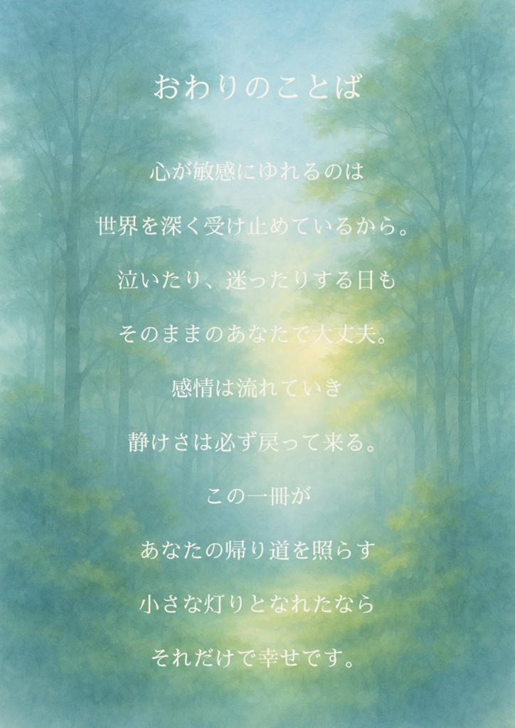 Calm Words vol.3|敏感すぎる日、感情があふれる日に 800円(税込)