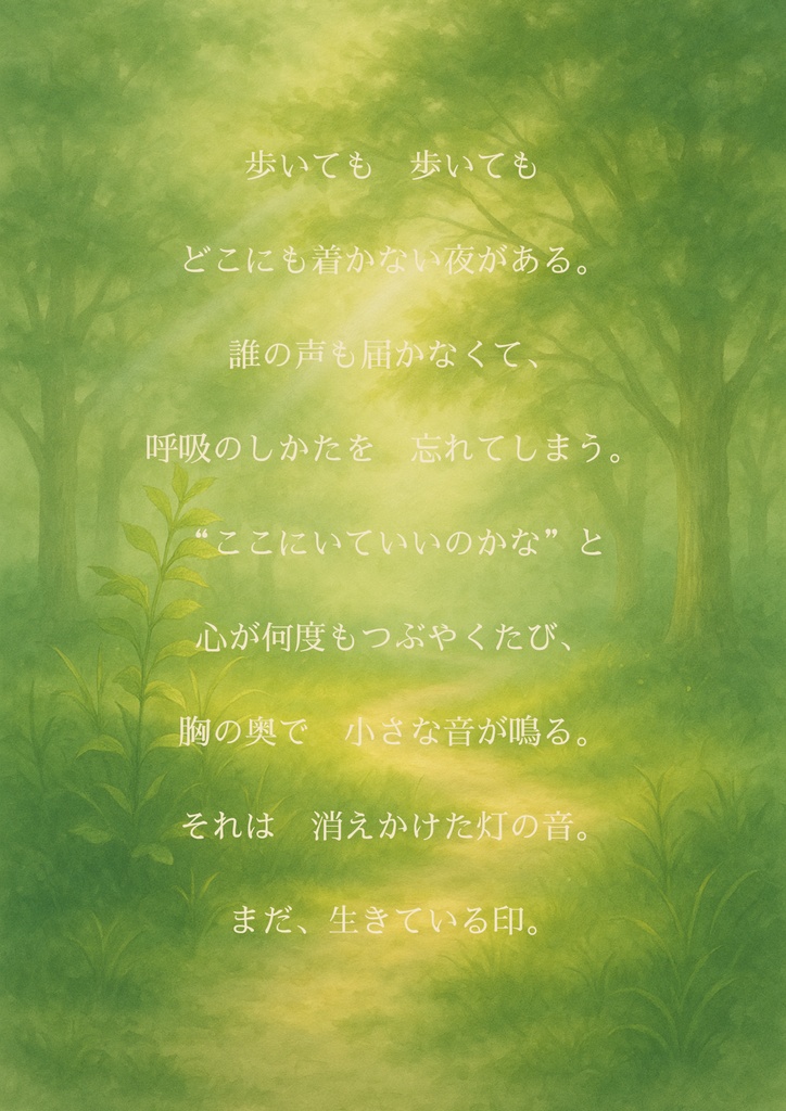 Calm Words vol.5|自分の居場所がわからないときに読む詩集 800円(税込)