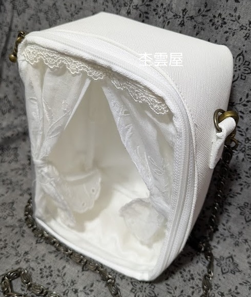 レースカーテンぬいポーチ