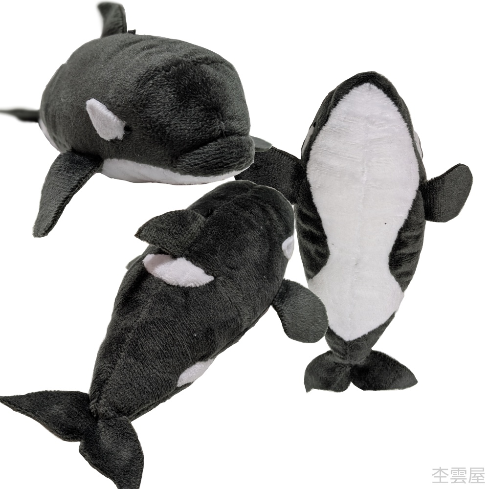 シャチのぬいぐるみ 型紙&作り方