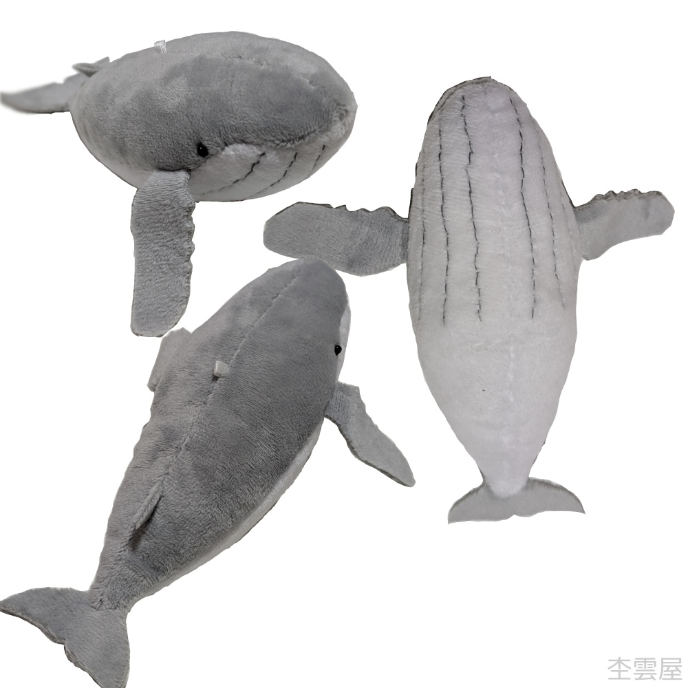クジラのぬいぐるみ 型紙&作り方
