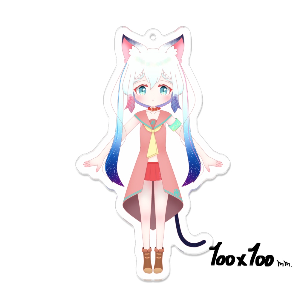 アクリルキーホルダー【🐱(リメイク版)】