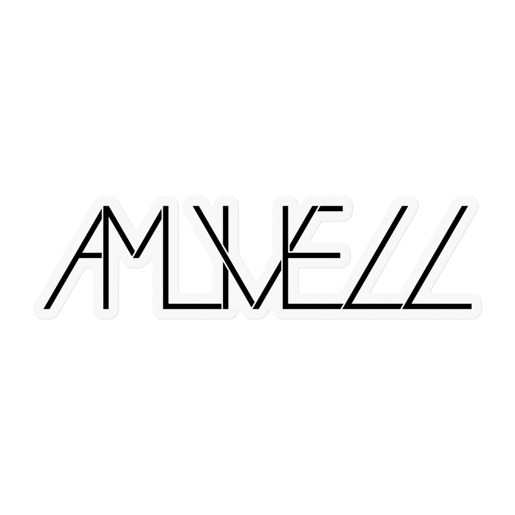 【クリア】AMLIVELLロゴステッカー