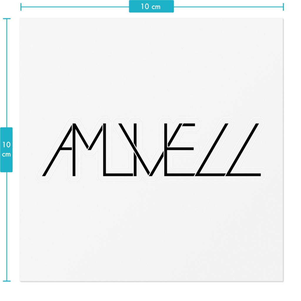 【クリア】AMLIVELLロゴステッカー