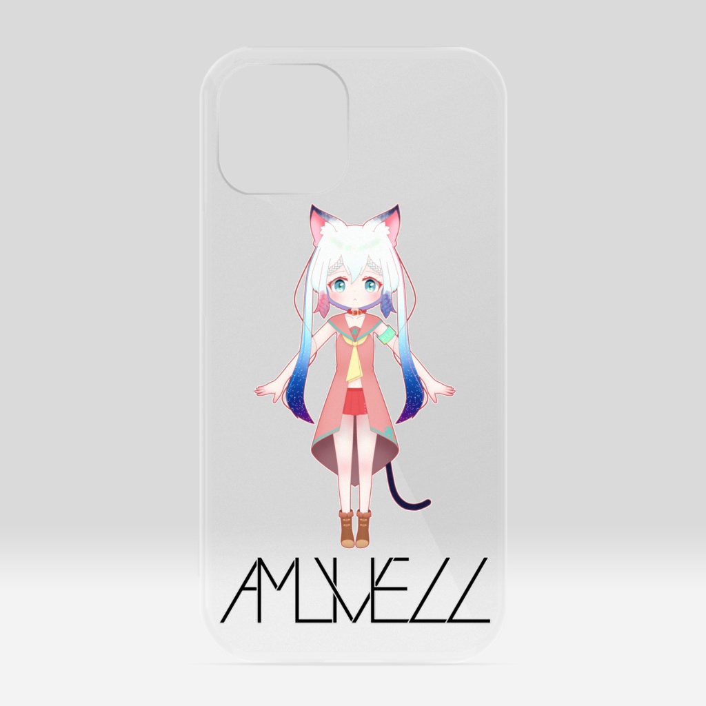 クリアiPhoneケース【🐱】