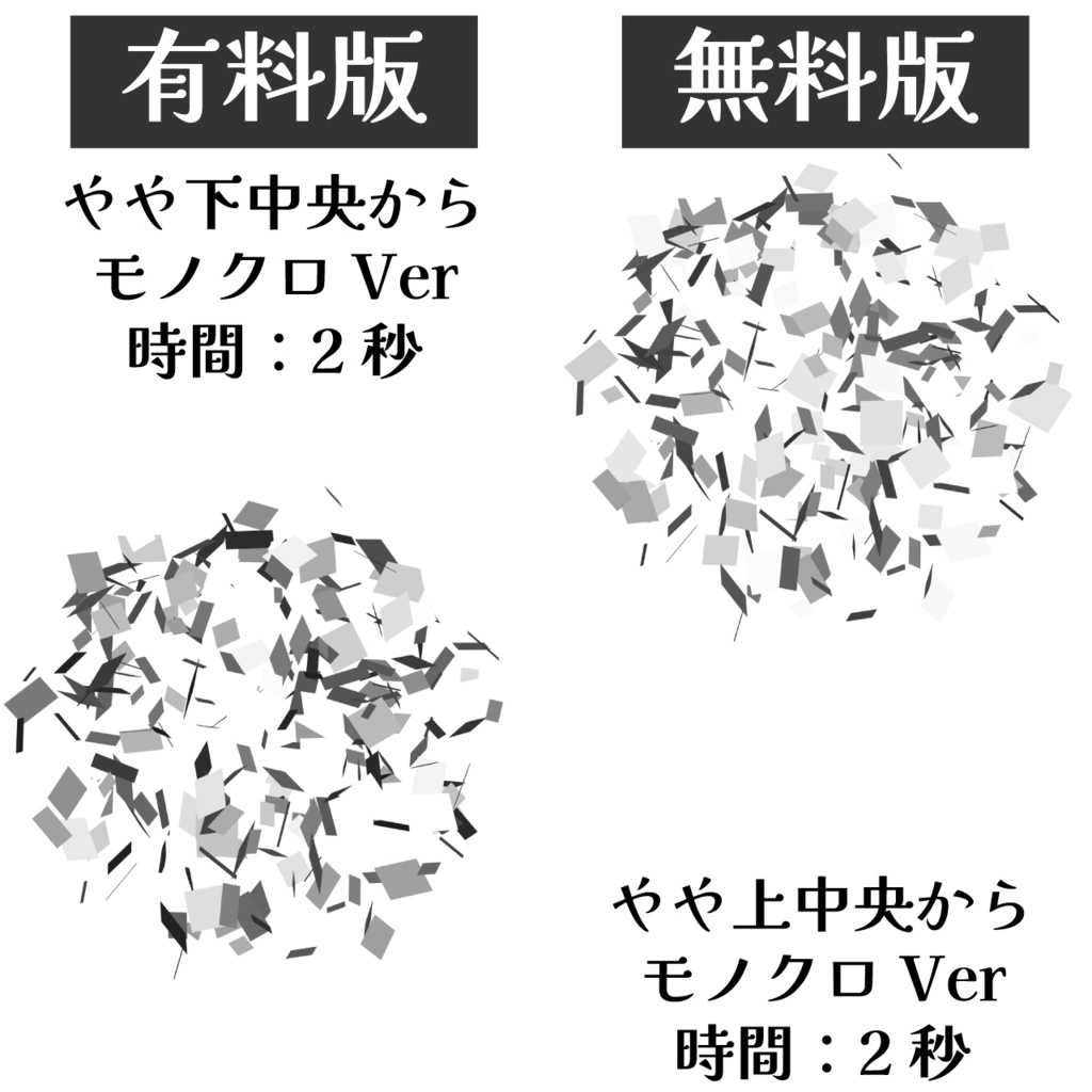(無料版あり)WebM縦長サイズパーティクラッカーアニメーション素材(商用利用OK)