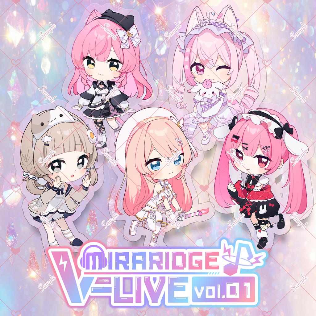 【MIRARIDGE V-LIVE vol.1】アクリルキーホルダー