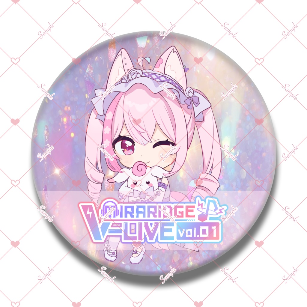 【MIRARIDGE V-LIVE vol.1】缶バッジ