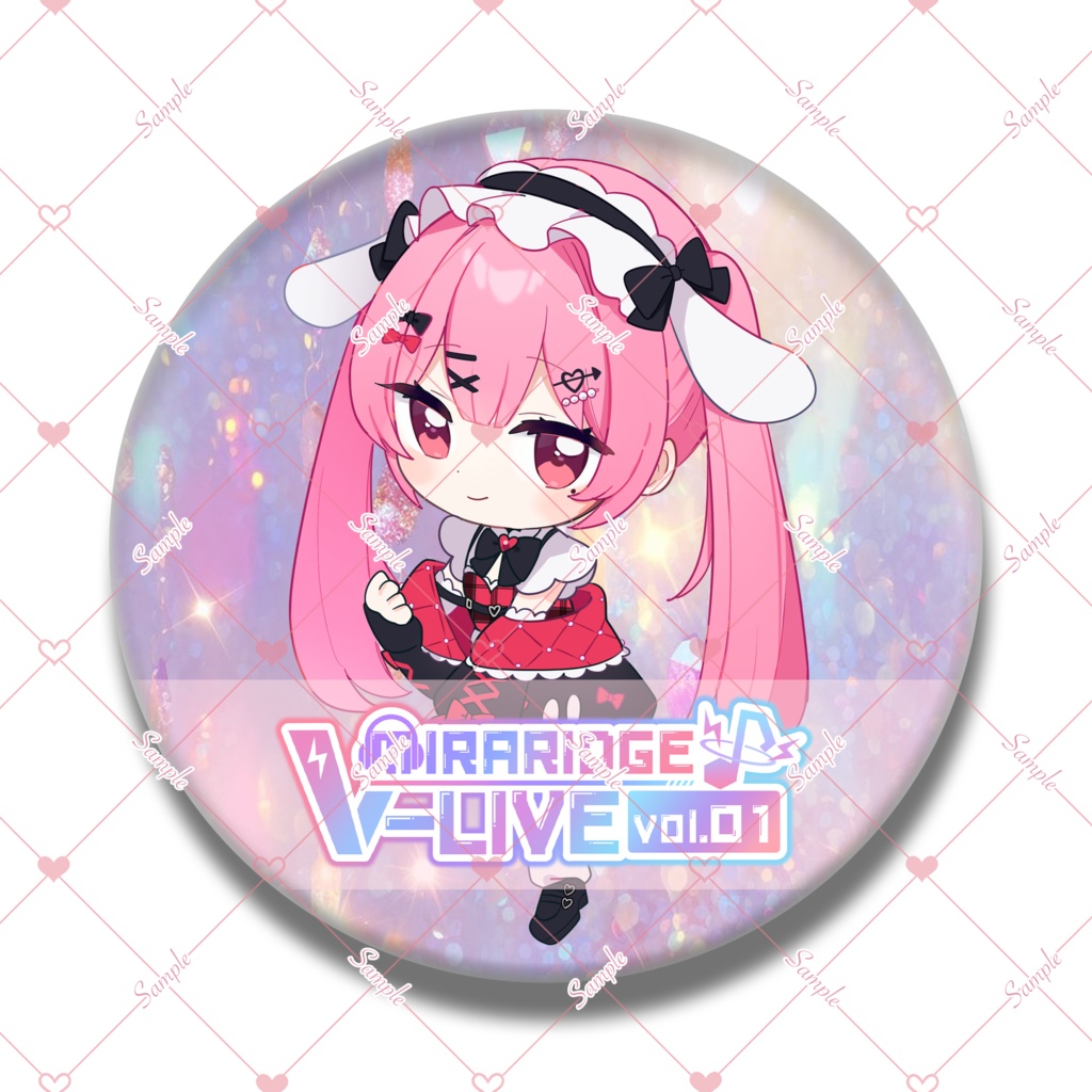 【MIRARIDGE V-LIVE vol.1】缶バッジ