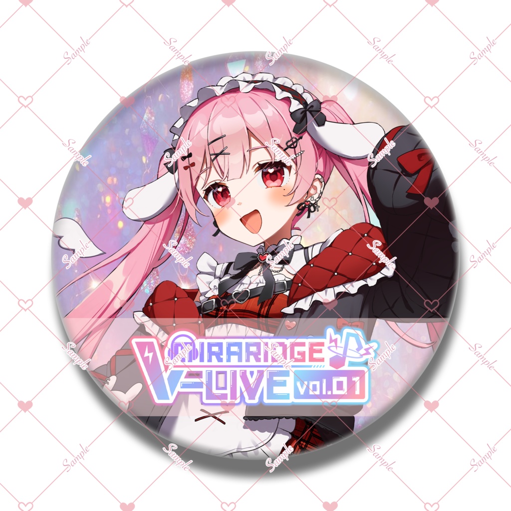 【MIRARIDGE V-LIVE vol.1】缶バッジ