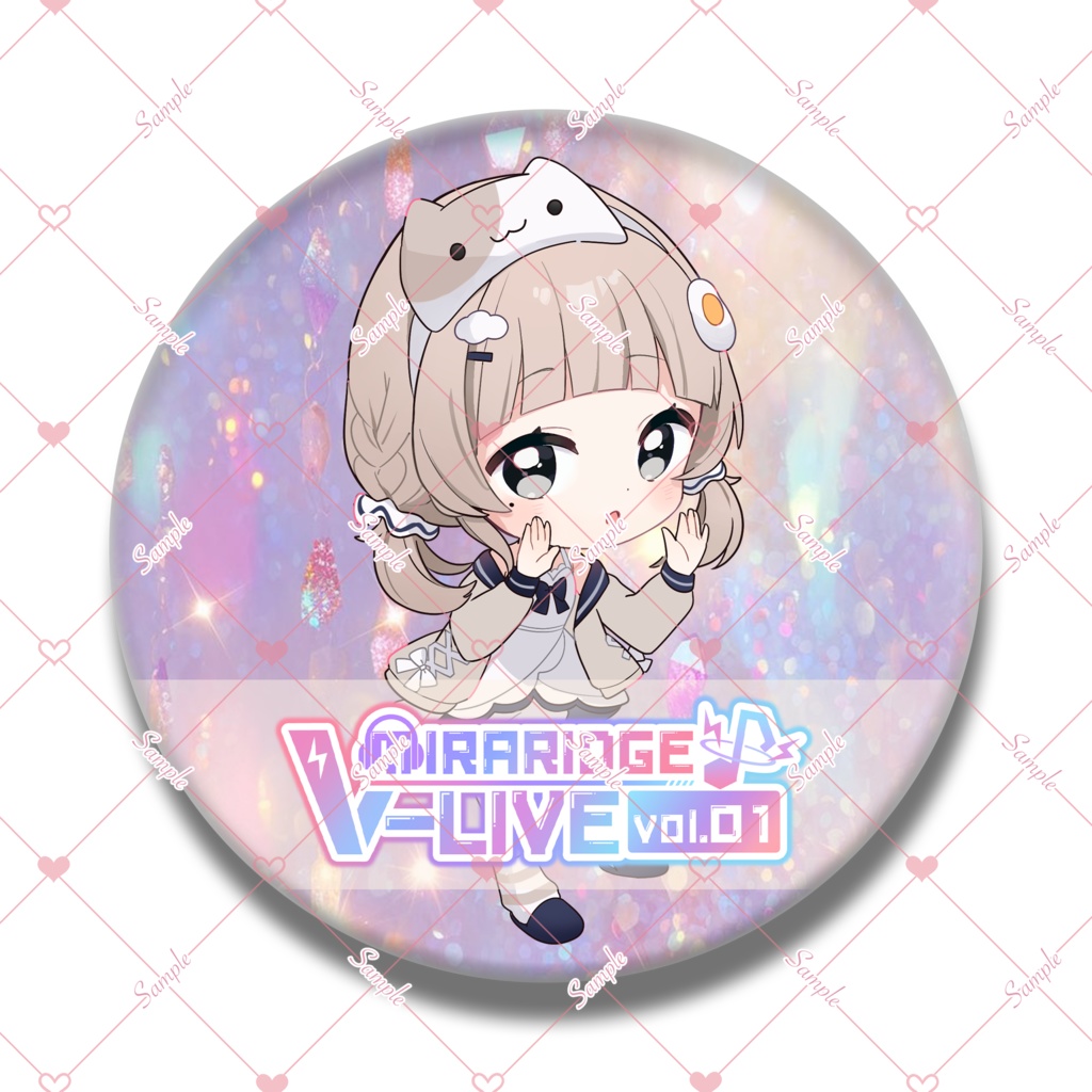 【MIRARIDGE V-LIVE vol.1】缶バッジ