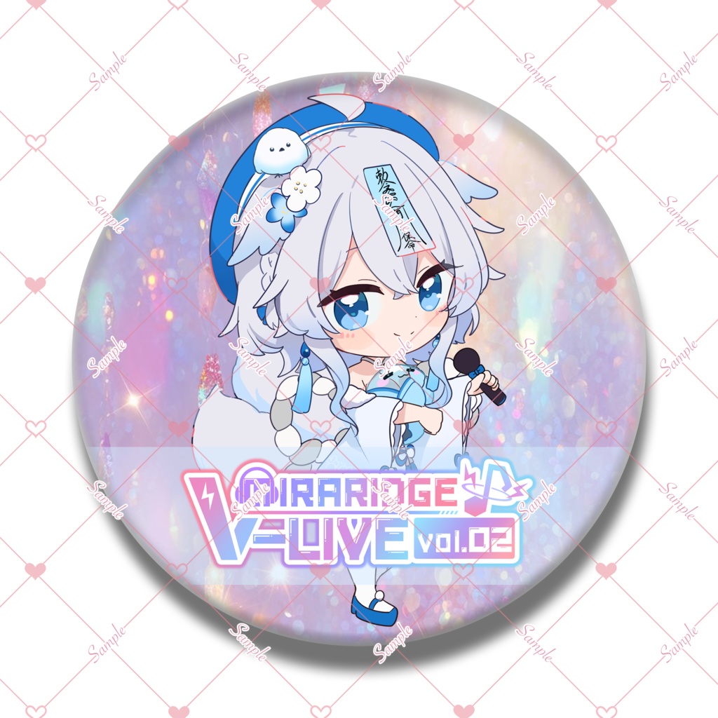 【MIRARIDGE V-LIVE vol.2】缶バッジ