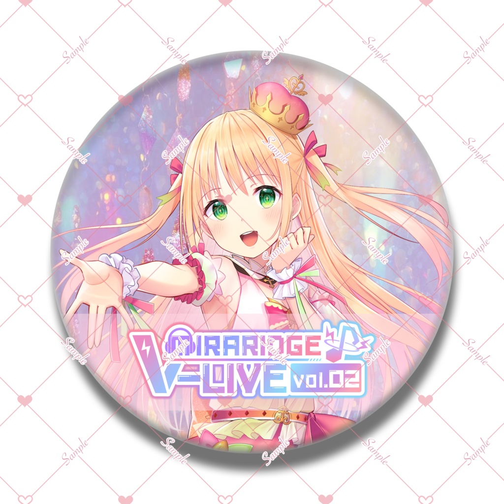 【MIRARIDGE V-LIVE vol.2】缶バッジ