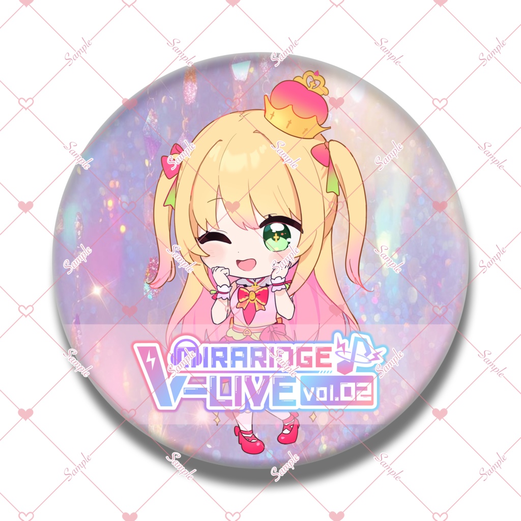 【MIRARIDGE V-LIVE vol.2】缶バッジ