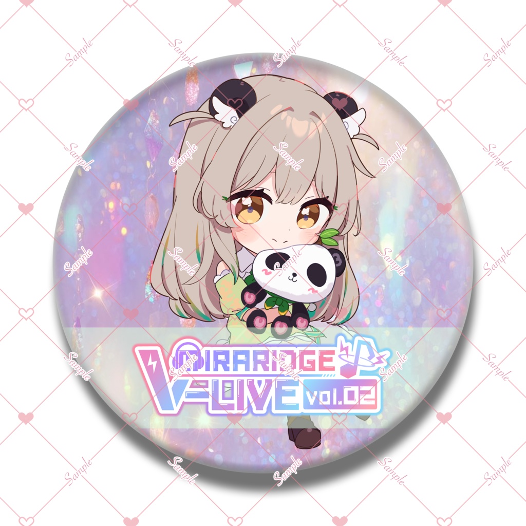 【MIRARIDGE V-LIVE vol.2】缶バッジ