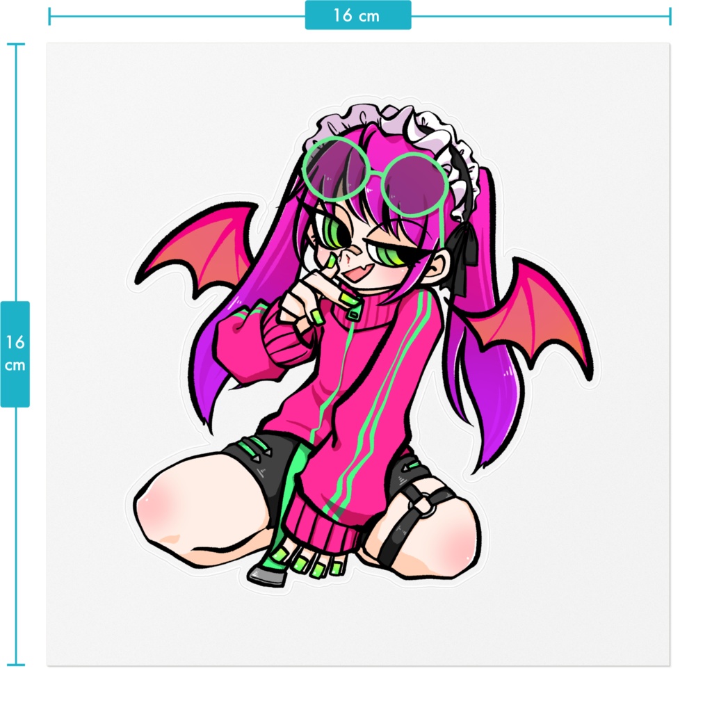 僕の大きいステッカー。