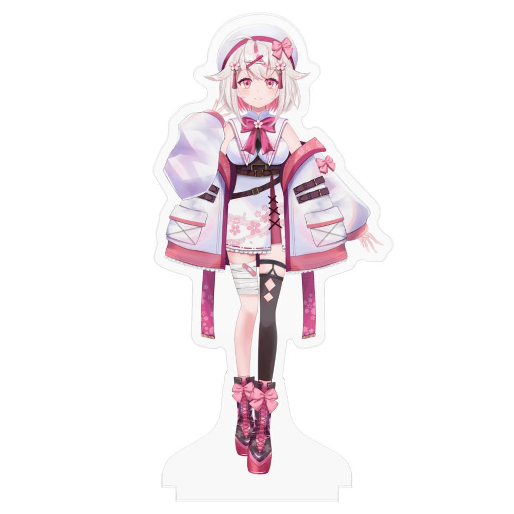 古都山しゆら新衣装アクスタ2種【ホワイト衣装ver】