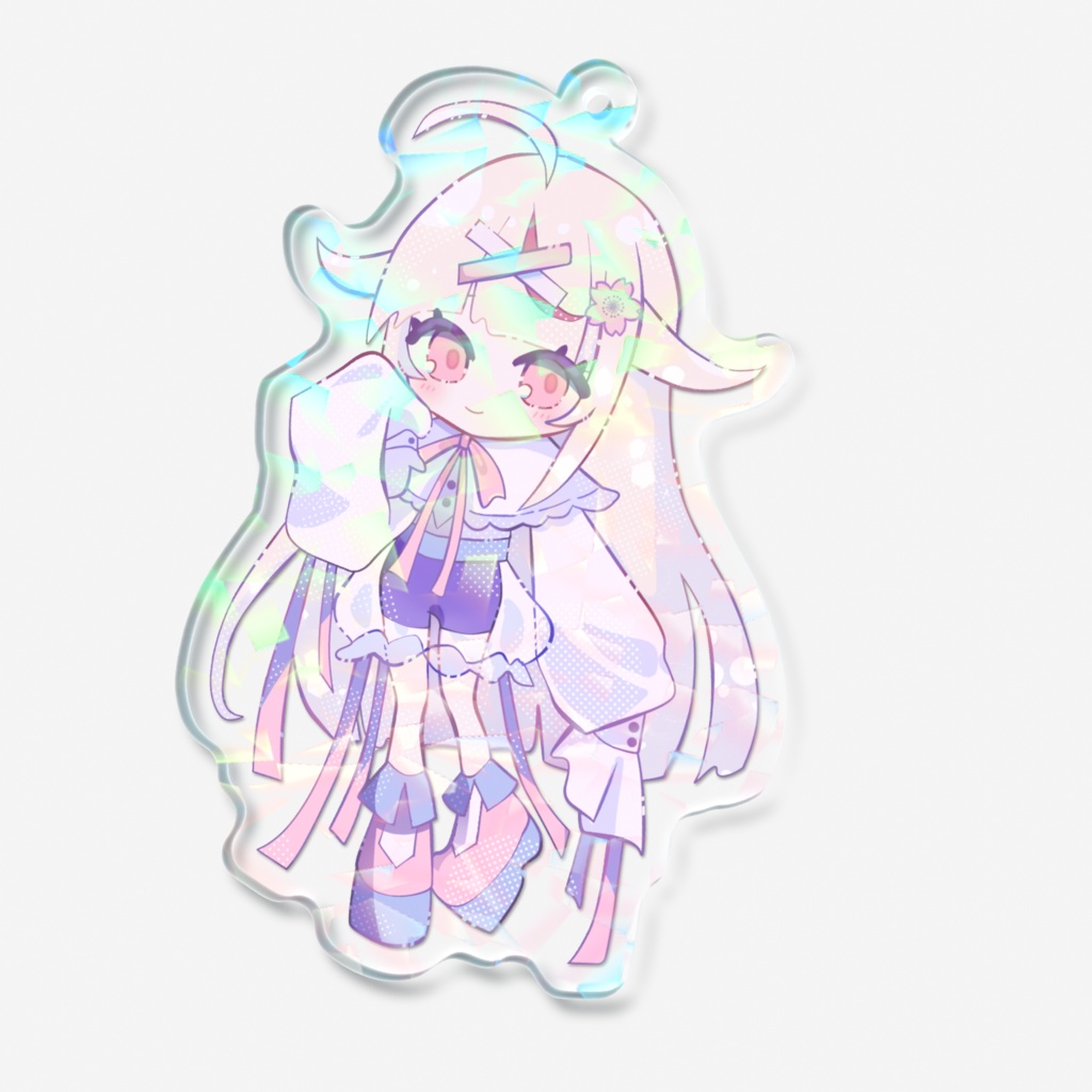 【古都山しゆら】ホログラムクラゲさんアクリルキーホルダー