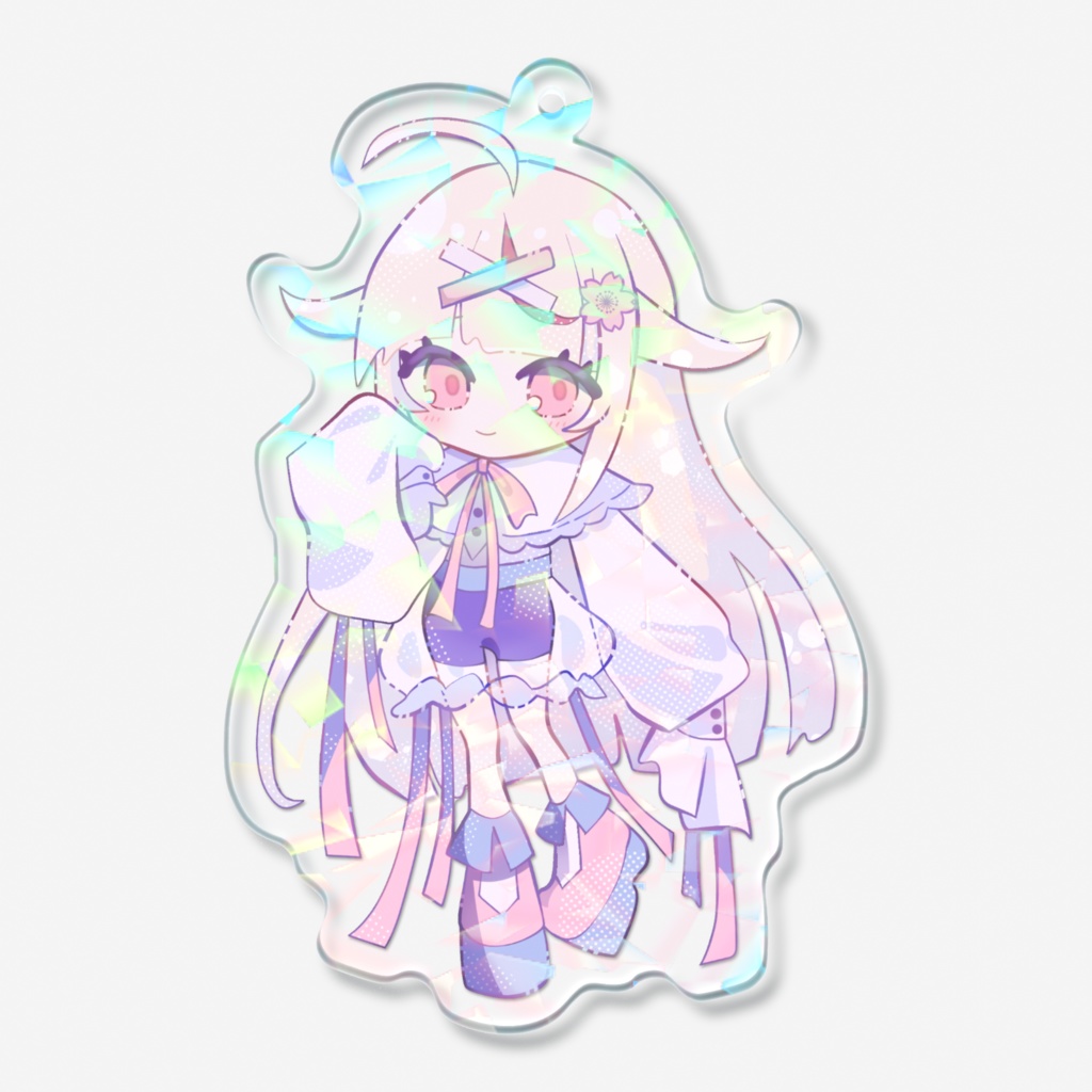 【古都山しゆら】ホログラムクラゲさんアクリルキーホルダー